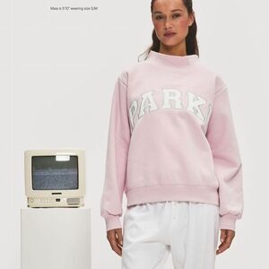 New Parke Sprinkle Mockneck Sweatshirt  L/XL